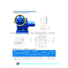 VVVF máquina de tracción de ascensor, motor